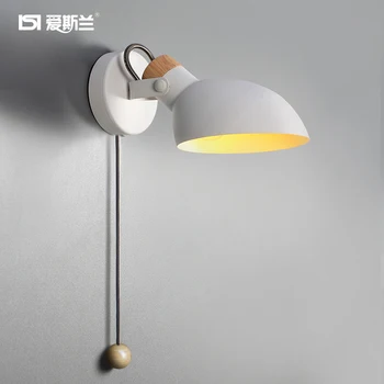 

nordice luminaire rope bedroom bedside corridor espelho luminaria de parede