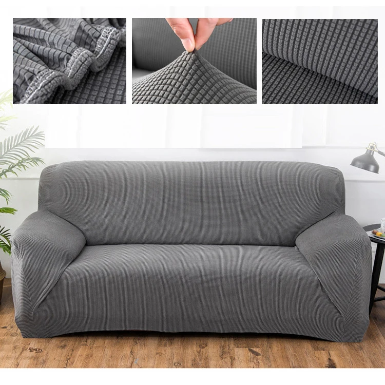 Утолщенные клетчатые чехлы для диванов, эластичные универсальные диванные подушки, набор для одного и двух трех