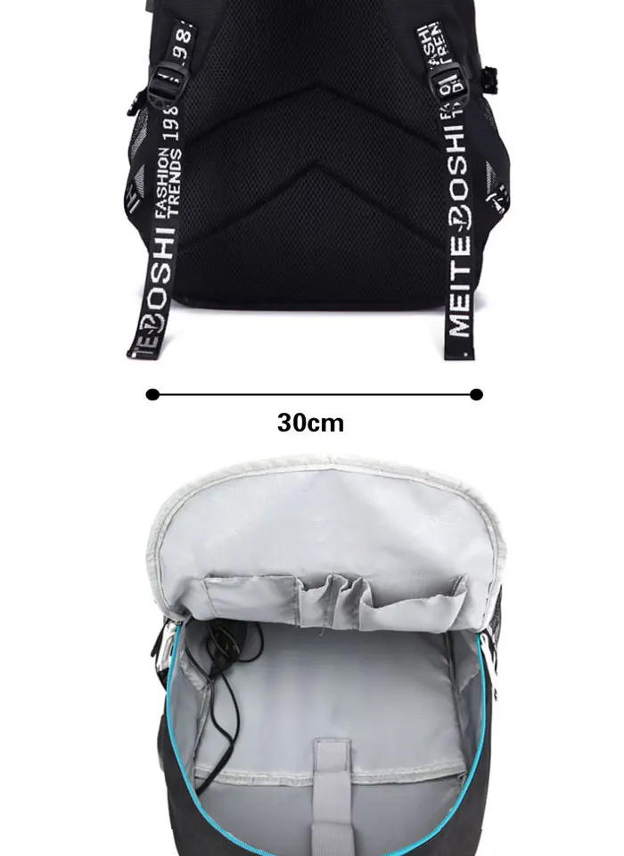 Waliicorners The Seven Deadly Sins School Bag Backpack Cosplay Boys Girls Casual Leisure Travel Bag Students Book Bag for Men Women 15 图2