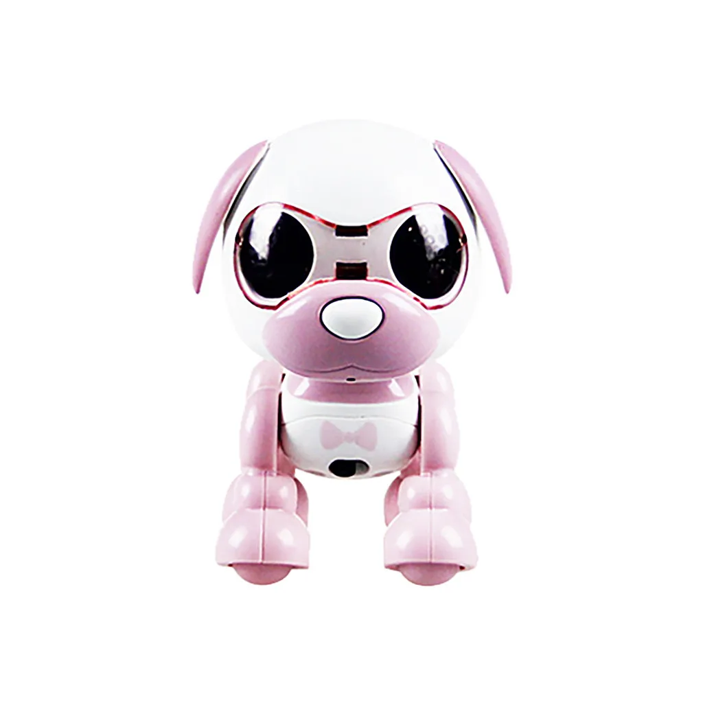 Электронный умный робот, собака, музыка, танец, прогулки, взаимодействие, дети, щенок, игрушка для домашних животных, электронные игрушки, робот, игрушка, Интеллектуальный D30912 - Цвет: PK