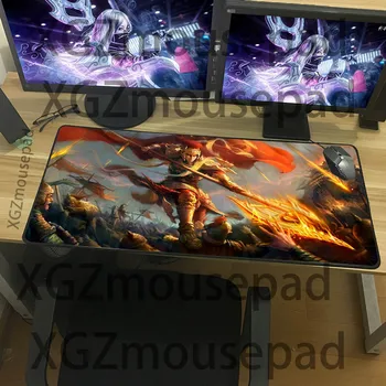 

XGZ Cool large size mouse pad beautiful anime desk pad home high-quality non-slip keyboard pad