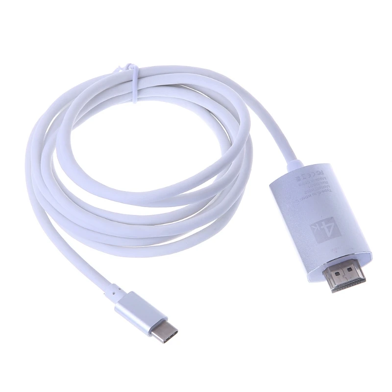 USB 3,1 type C к HDMI Кабель-адаптер 4K для телефона планшета HDTV проектор монитор D08A