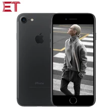 T-Mobile версия Apple iPhone 7 A1778 4G мобильный телефон 4," 2 Гб ОЗУ 256 Гб ПЗУ A10 1960 мАч 12МП камера NFC iOS смартфон