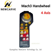 Mach3 4 eixos mpg pingente volante rotativo gerador de pulso codificado para cnc roteador newcarve