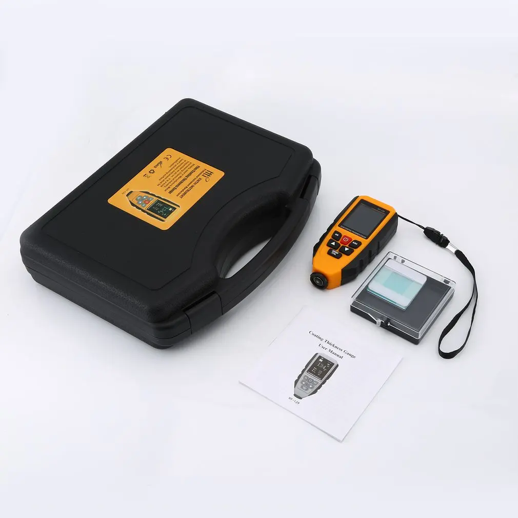 

Portable Digital Car Paint Coating Thickness Gauge Meter 0~1300um FE/NFE Metal Width Tester Measuring HT-129