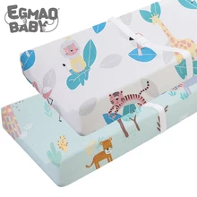 Универсальные простыни для люльки для мальчиков и девочек, дышащий хлопок, простыня для кроватки, пеленальные подушечки для новорожденных, 89*44 см