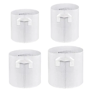 

5xVegetable Potato Grow Bag with Handle Non-woven Fabric Garden Plant Growth Box Eco Friendly Growth Seedling Flower Pot