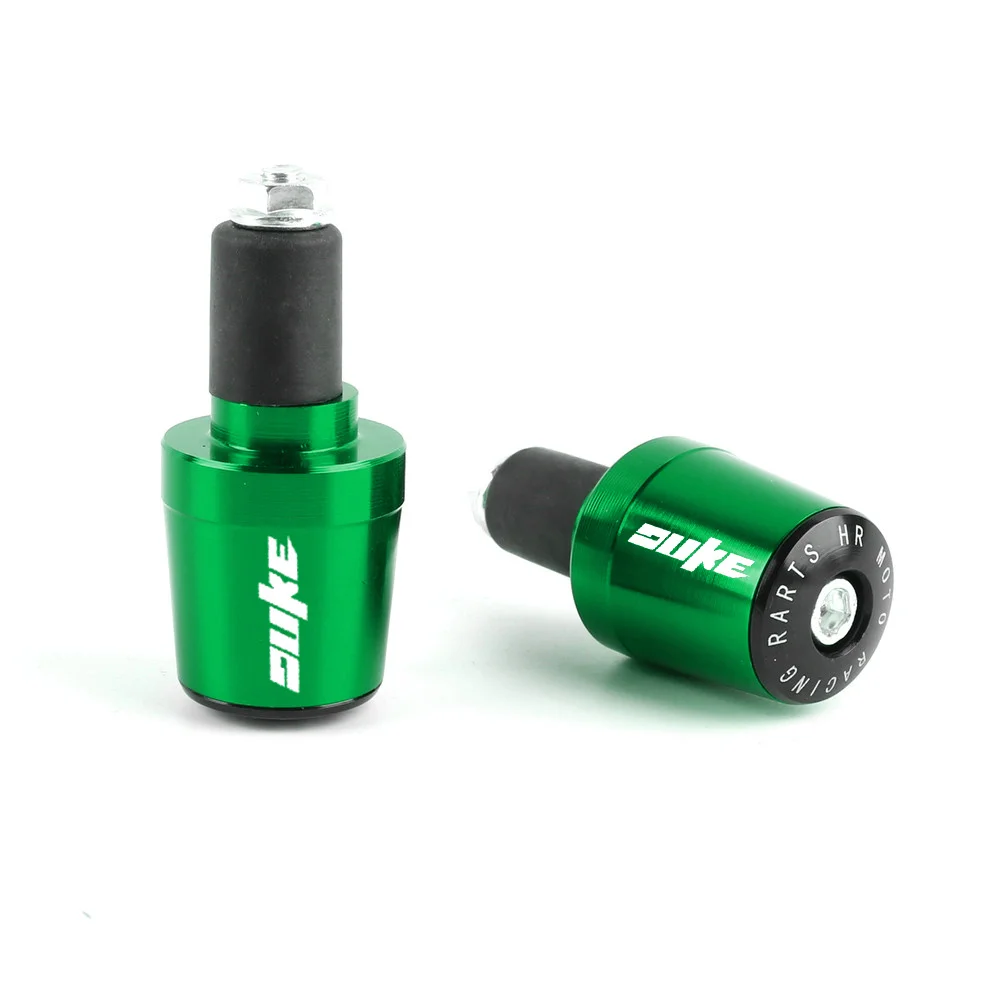 Green 7/8 ''22 мм мотоциклетные ручки для KTM Duke 125 200 14-18 Duke390 мото рукоятка ручки конец веса шапки вилка слайдера - Цвет: Green