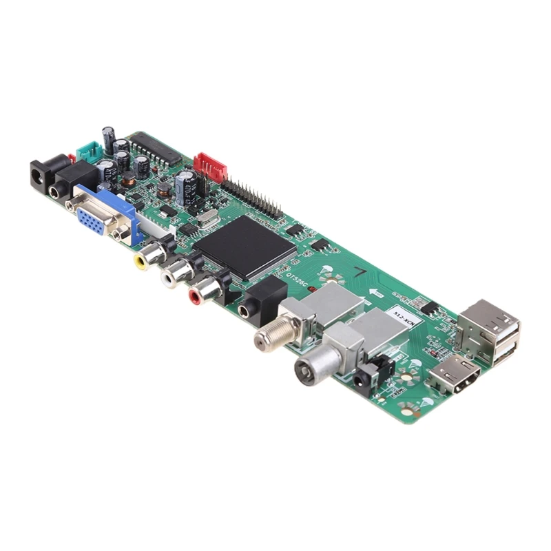 DVB-S2 DVB-S2 DVB-T2 DVB-C Digital Signal ATV Maple Driver LCD Remote Control Board Launcher Universal Dual USB Media QT526C T.