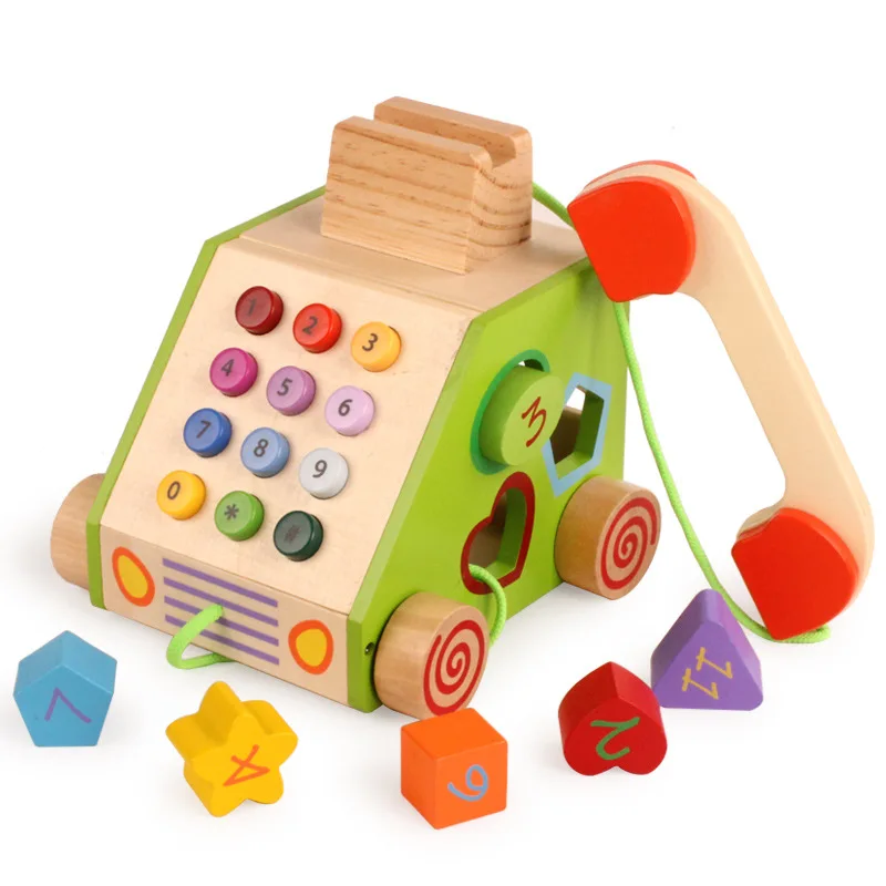 

[Cloud Commercial Union] Children'S Educational Early Childhood Shape Color Cognitive Toy GIRL'S And BOY'S Call Interactive Game