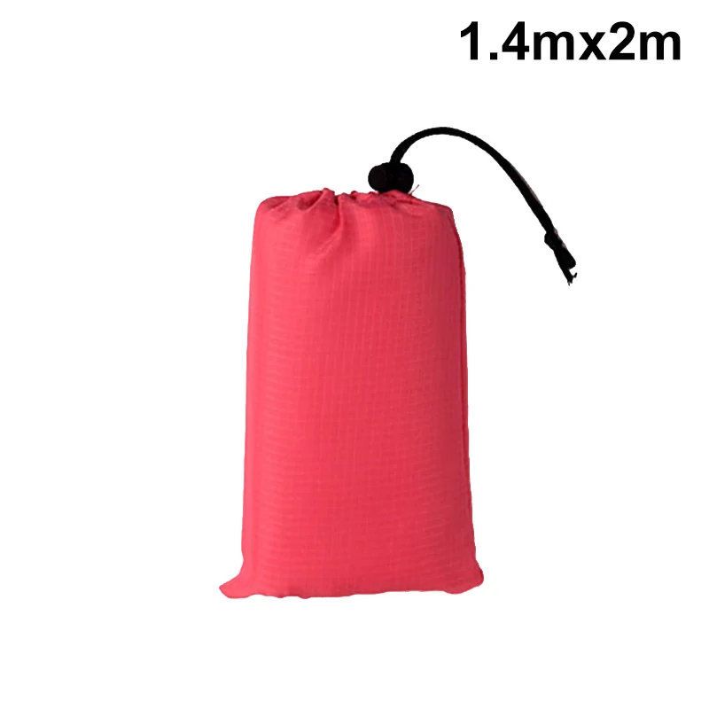 Горячая Водонепроницаемый пляжное одеяло складной кемпинг коврик для пикника Путешествия Мини карманный коврик MCK99 - Цвет: 1.4mx2m