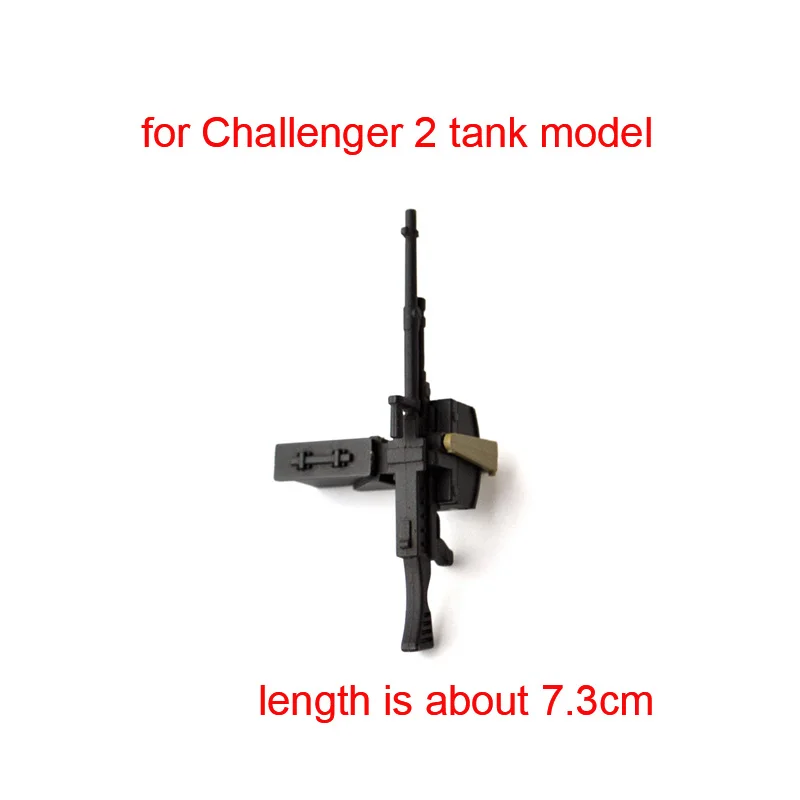 Моделирование пулемета запасные части для 1/16 Heng длинная радиоуправляемая модель танка 99A/T90/M1A2/Шерман/Челленджер - Цвет: 1pc