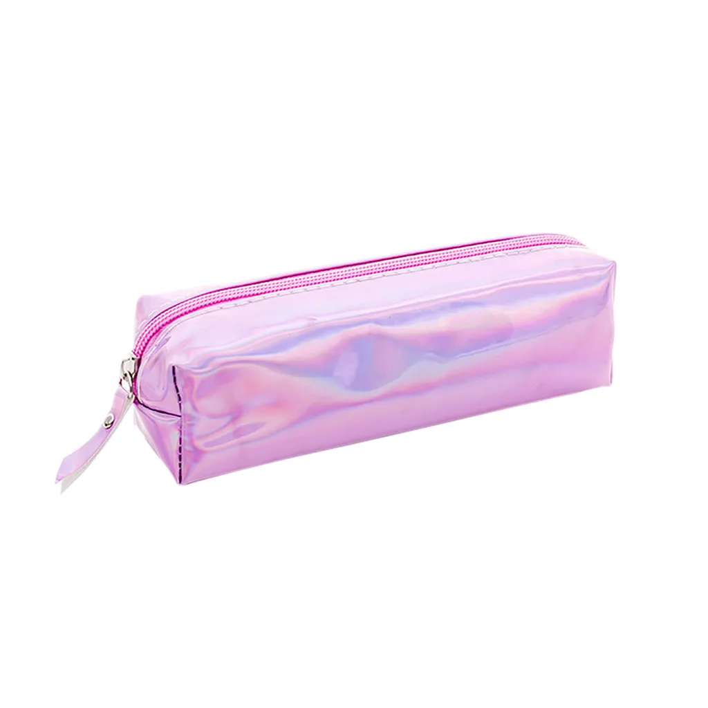 Лазерный дизайн, Женская дорожная сумка из искусственной кожи, Женская водонепроницаемая косметичка для девочек, косметичка, чехол-карандаш