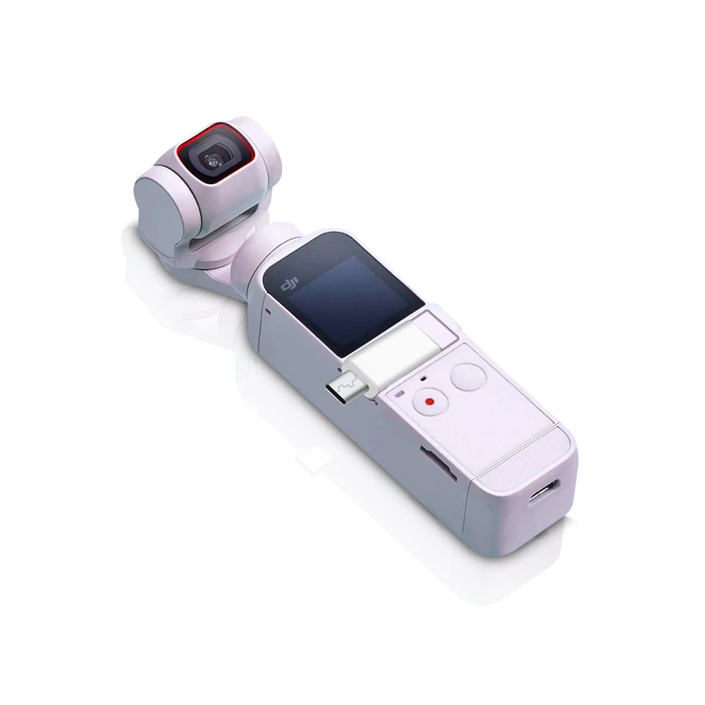Osmo Pocket 2 Micro USB to iPhone Adapter Data Transferring Connector Compatible with DJI OSMO Pocket 2 & Android Smart Phone