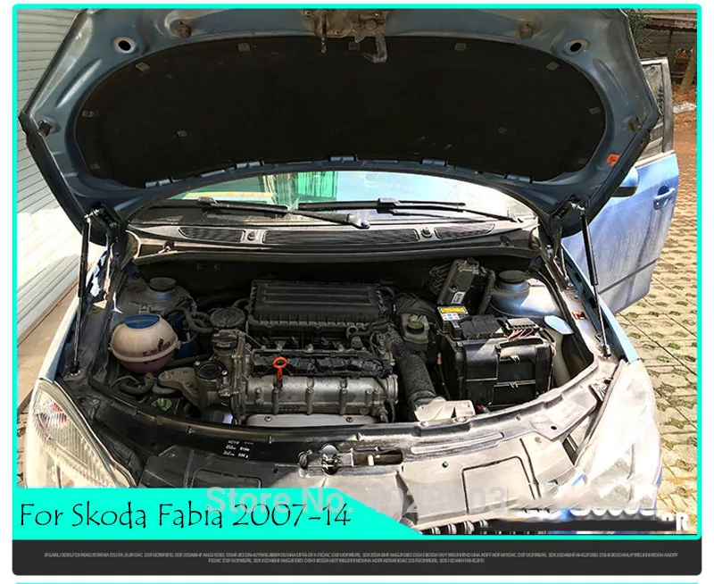 Для Skoda Fabia Roomster 2007 2017 2019 Автомобильный капот Опора капота пружинный кронштейн