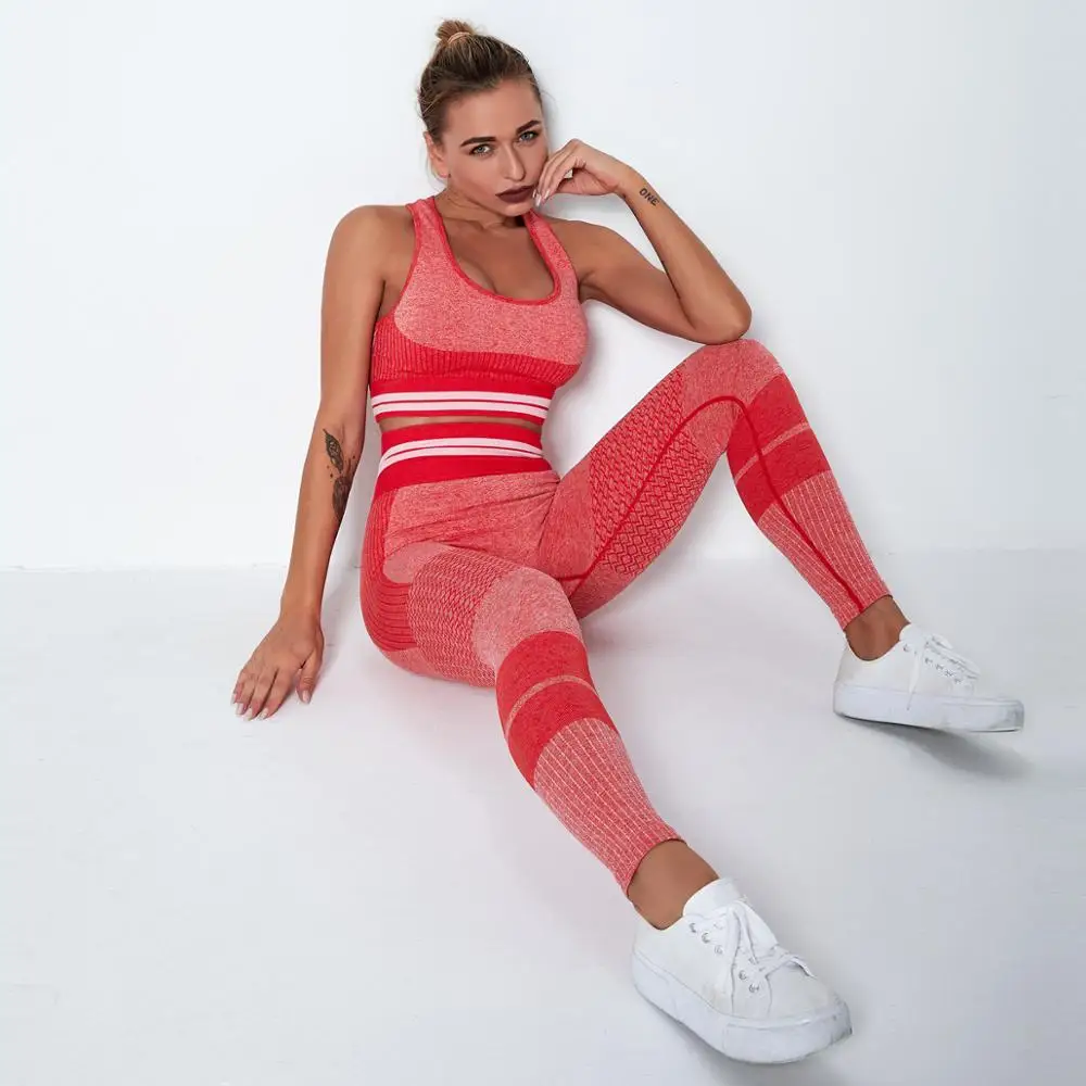 Спортивный костюм из 2 предметов Женский для йоги спортивный бюстгальтер