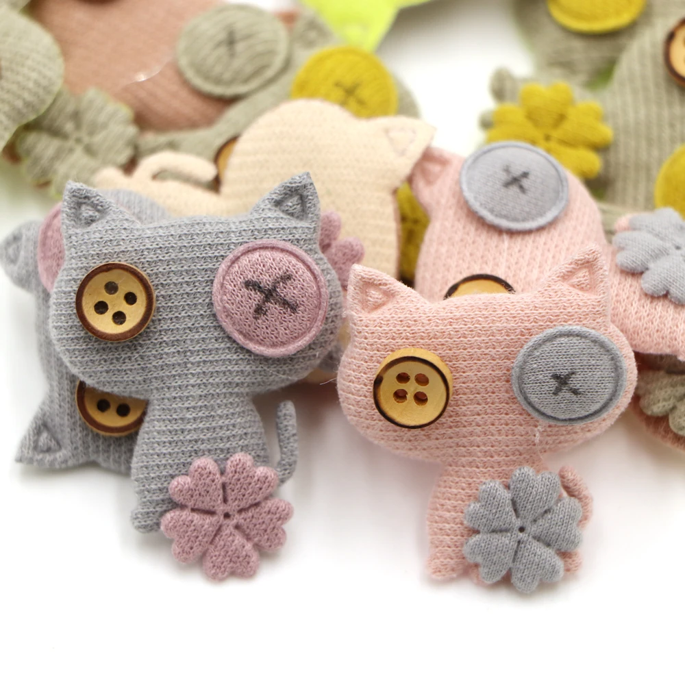 5/10Pcs/lot Owl Upscale Plush Fabric Patch Applique Pads Patches For DIY Sewing Kids Craft Clothing Sock Pants Decoration | Дом и сад