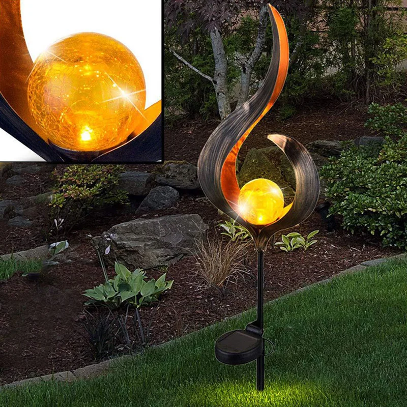 

New Solar Flame Flickering Garden Lamp Torch Light IP65 Outdoor Spotlights Landscape Decoration Led Lamp for Garden Pathways