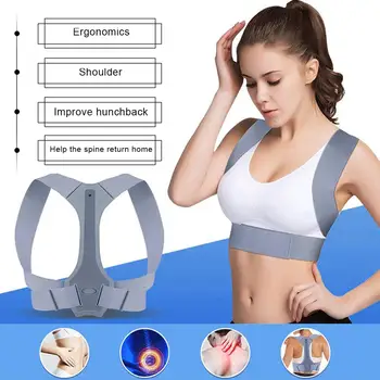 

Posture Corrector Adjustable Back Shoulder Clavicle Breathable Humpback Back Pain Relief Correction Brace Belt for Women Men