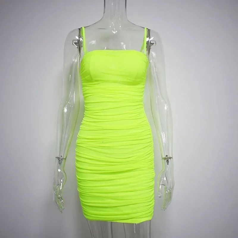 Горячая Ruched Bodycon Платье женское осеннее Плиссированное сексуальное платье женские белые зеленые вечерние Клубные платья мини Vestidos