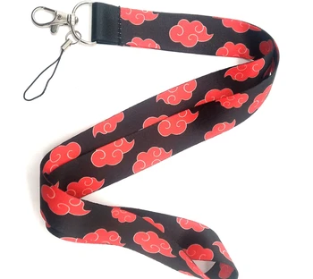 

New cartoon Naruto Clouds Neck Strap Lanyards Badge Holder Rope Pendant Key Chain Accessorie