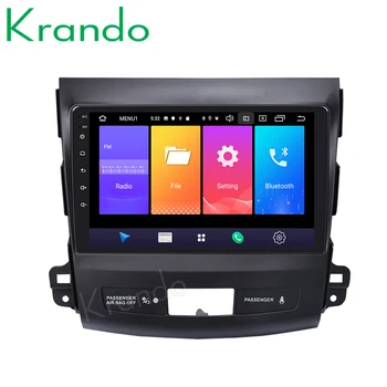 

Krando Android 9.0 9" IPS Touch car radio multimedia player for Mitsubishi Outlander 2006-2012 navigtaion system No 2din DVD
