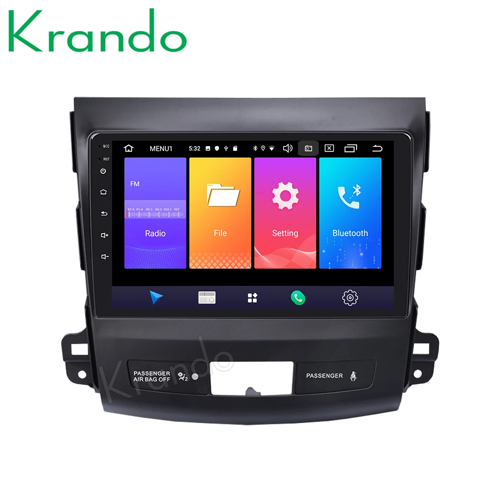 Krando Android 9 0 &quotips сенсорный автомобильный Радио мультимедийный плеер для Mitsubishi