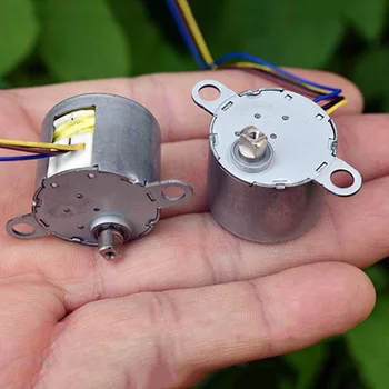 

Micro 2 Phase 4 Wire Line Electric Stepper Motor Mini 24BYJ DC 5V Stepping Gear Motor Slow Speed DIY Crystal Ball Toy Robot