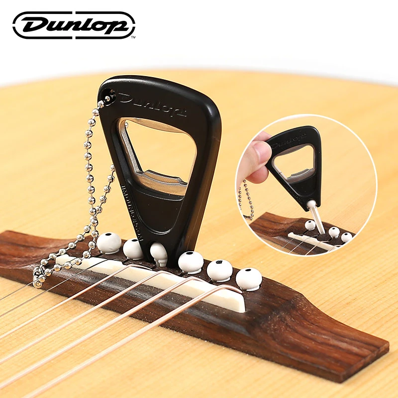 Dunlop accesorios para guitarra acústica, herramienta práctica para clavijas de puente|Partes accesorios de guitarras| - AliExpress