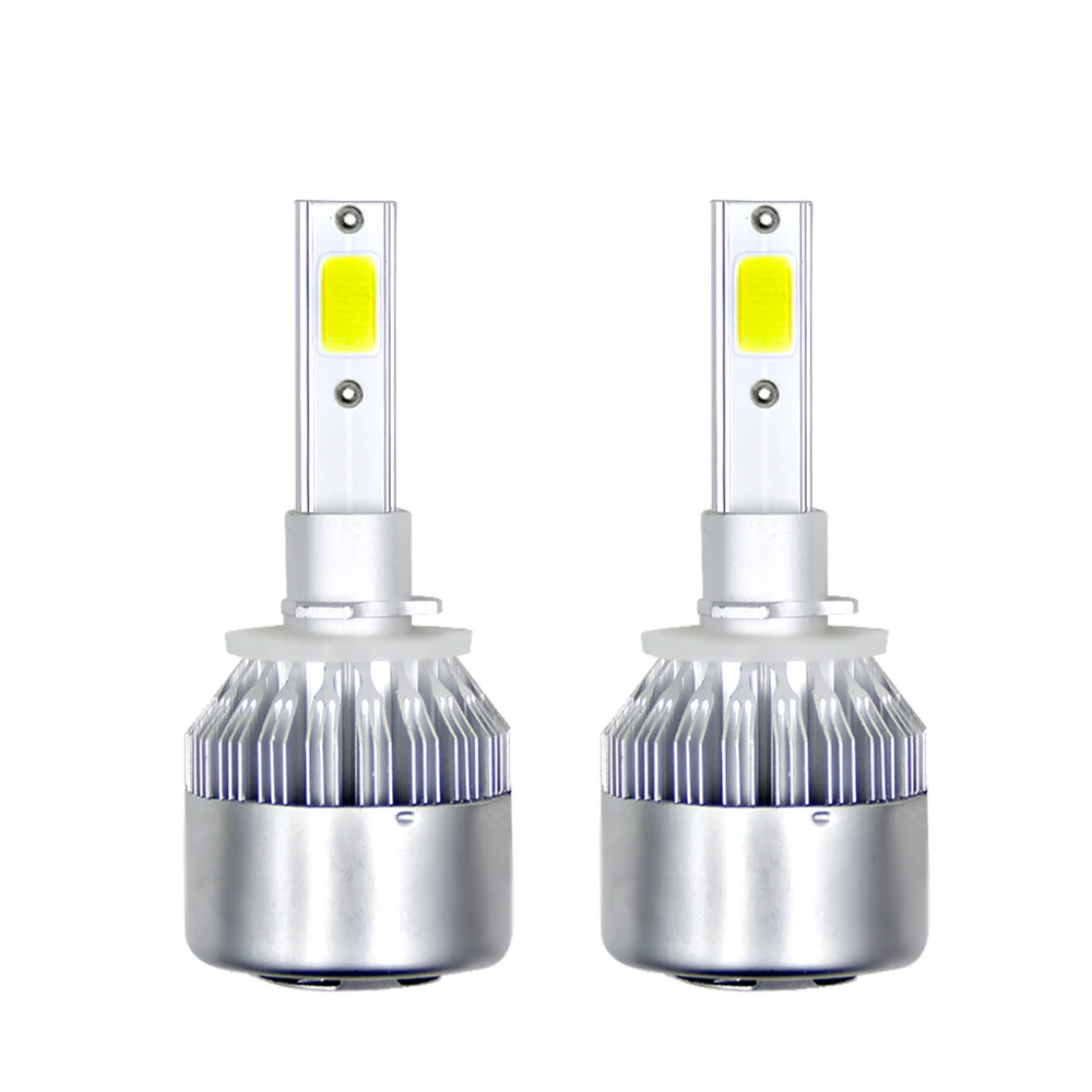 YuBao 880 1 пара C6 комплект автомобильных светодиодных фар Led COB 6000K 36 Вт 8000LM 881 H27 Beam Turbo
