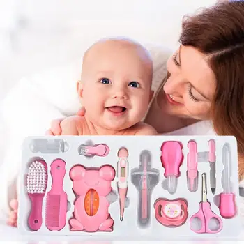 

13pcs/set Infant Baby Health Care Tools Nail Clipper Comb Thermometer Kit