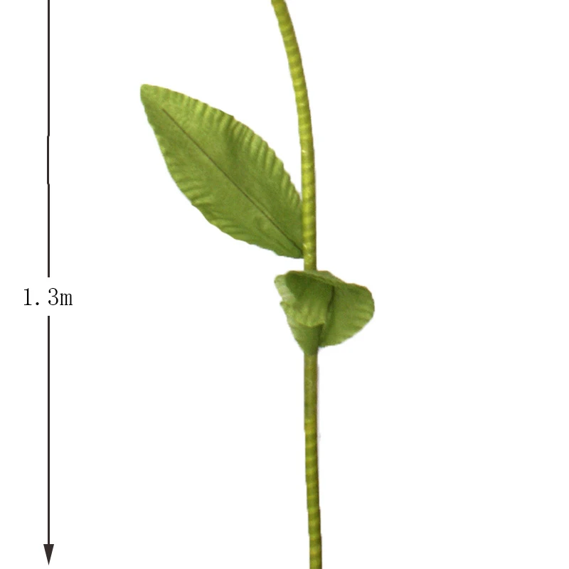 Большой цветок стебель пластиковая бумага трава дома Свадебная вечеринка фоновые принадлежности DIY фотографии реквизит торговый центр окно дисплей - Цвет: 1.3M