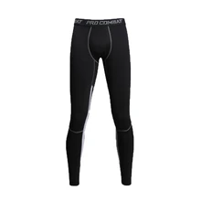 Мужские штаны впитывающие пот эластичные быстросохнущие спортивные штаны для фитнеса тренировочные колготки брюки