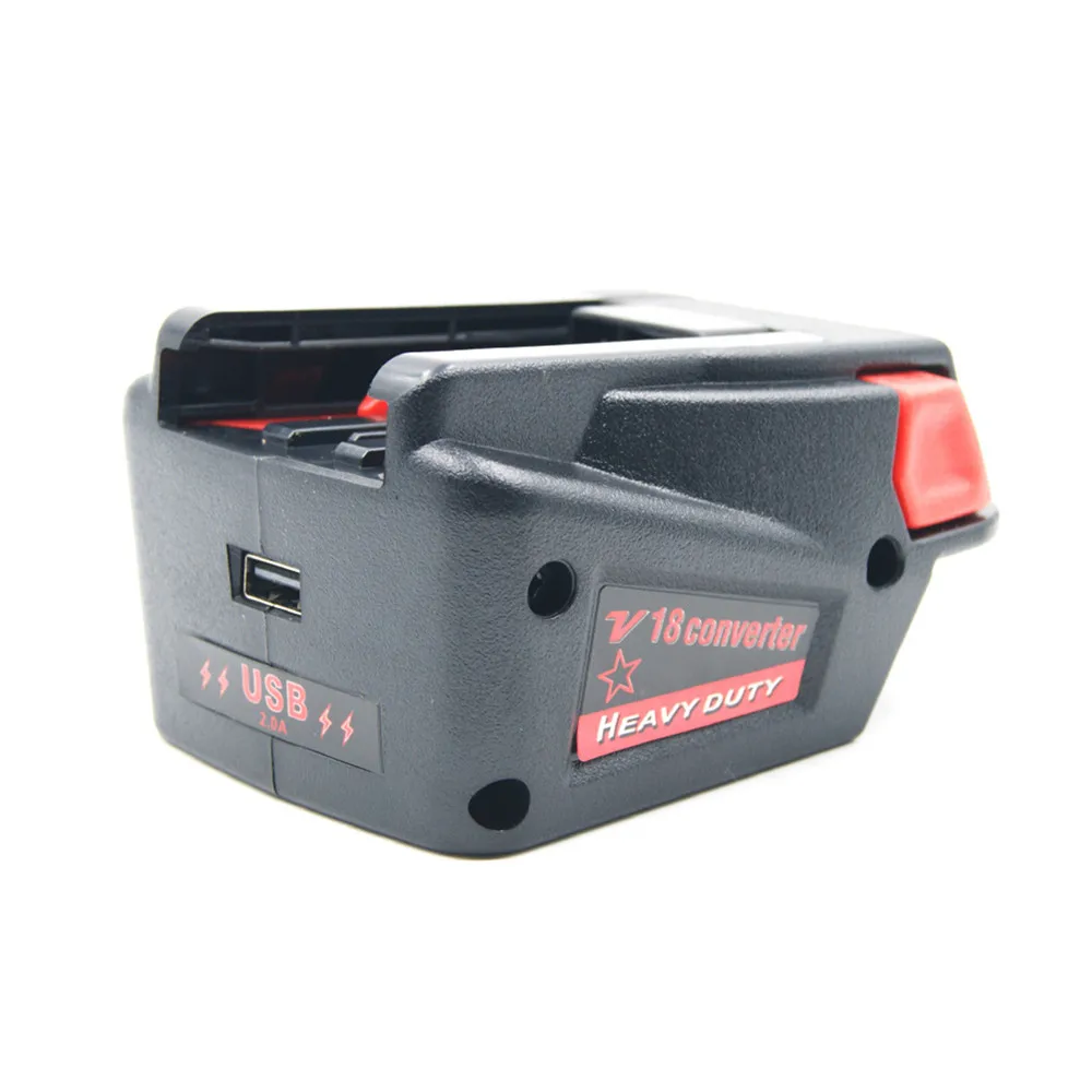 USB Батарея адаптер конвертер для Milwaukee m18 18 В литий-ионная батарея в V18 литий-ионные аккумуляторные адаптеры