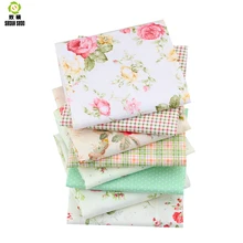 Shuanshuo, 40 шт./лот, Цветочная Лоскутная Ткань, тканевая ткань ручной работы, для шитья, для детей и малышей, простыни, платье, 40*50 см