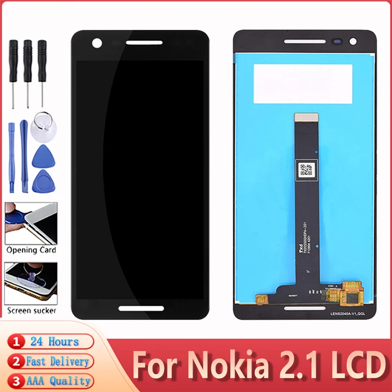 Качество AAA для Nokia 2 1 TA 1080 1084 1086 ЖК дисплей сенсорный экран дигитайзер сборка