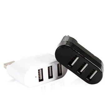 

Rotating USB2.0 HUB Splitter 3 Port USB Hub Rotating Splitter 3 Port USB 2.0 Hub