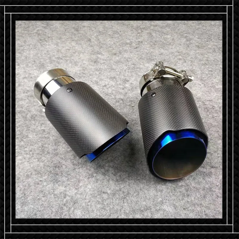 1 шт. высококачественный глушитель из углеродного волокна Автомобильный