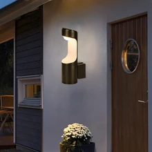 7 Вт светодиодный открытый Водонепроницаемый дорожки передняя дверь сад крыльцо настенный светильник современный Крытый Спальня коридор настенный светильник ing AC90-260V