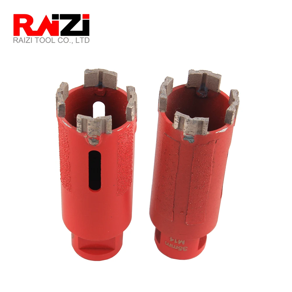 Raizi Phoenix 1pc 35mm Premium Dry Diamond Core Bit For Granite Tiles Porcelain Marble Hard Stone and Glass | Инструменты