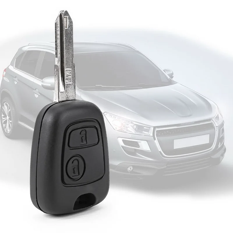Дистанционный ключ чехол в виде ракушки подходит для 2 BTN peugeot 206 205 405 106 ключ чехол для peugeot 107 206 207 306 307 407 без лезвия