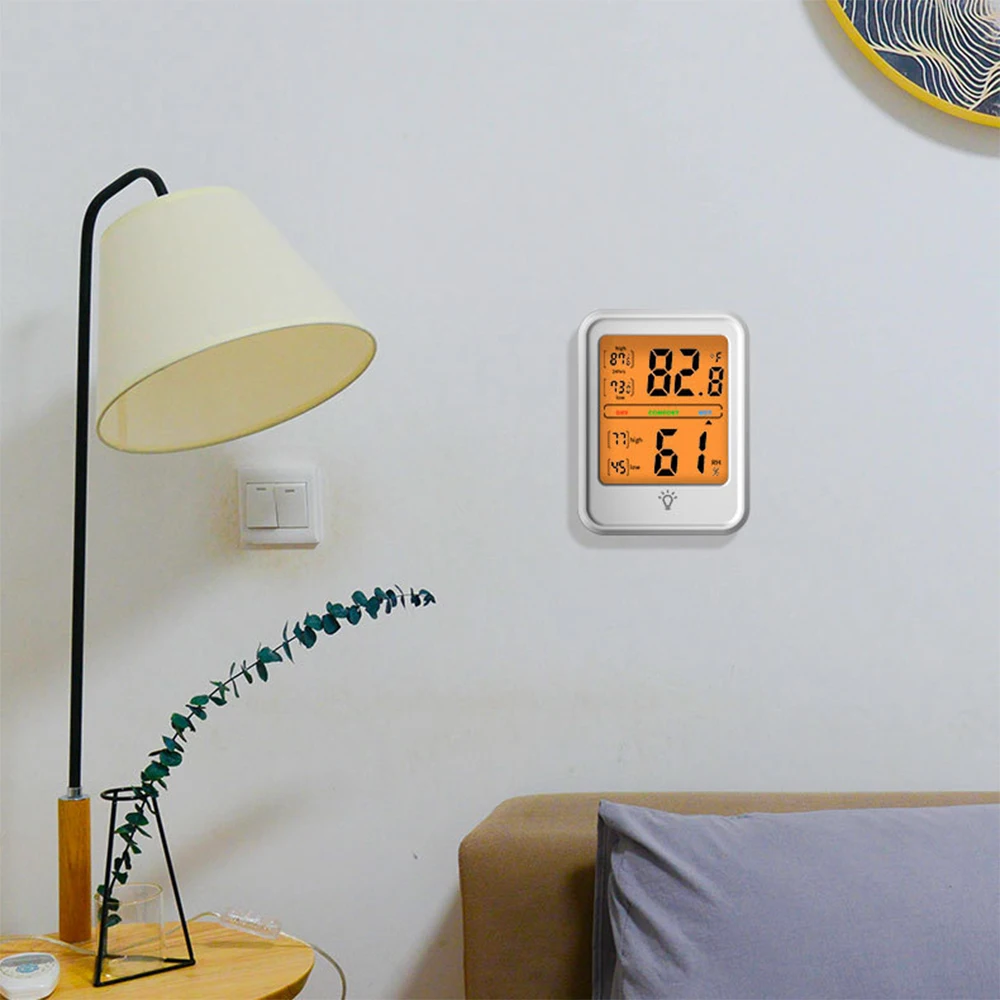 e umidade monitor com display lcd para estação meteorológica em casa