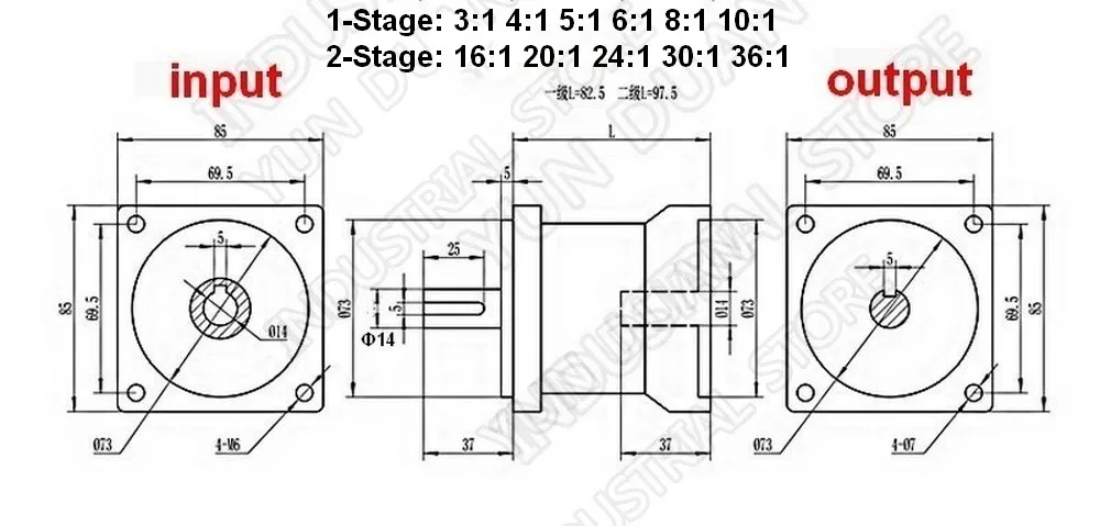 8.5Nm Nema34 86 мм AC DC DSP шаговый двигатель с замкнутой обратной связью мотор драйвер Hybird кодер Легкий шаг сервопривода и Планетарный Редуктор