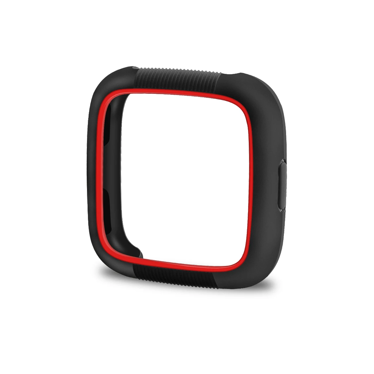 Для Fitbit часы Versa циферблат бампер браслет экран защитная рамка чехол ТПУ силиконовый чехол для часов защитный чехол - Цвет: Красный