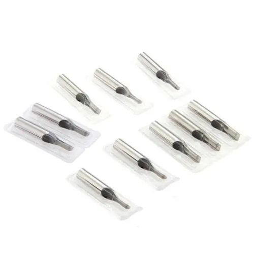 

10 Professional Stainless Steel Nozzle Tips for Tattoo Machine