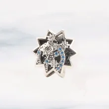 

DoDoFly S925 Sterling Silver Hollow Star Wishing Star Beads Fit Original Bracelet Pendant Authentic Jewelry
