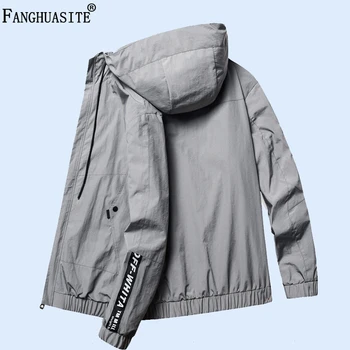 

2019 Spring/Autumn Men's Pilot Jackets Solid color High quality polyester Jacket Men Fashion Brand Clothing Mens Outwear F1658
