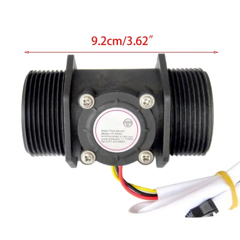 DN40 DN50 Water Flow Sensor Hall Flowmeter Meter Counter Instrument Measurement M7DA
