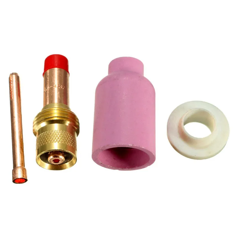 

4Pcs TIG Gas Lens KIT Size 3/32" 45V26 10N24 54N15 54N01 FIT TIG Welding Torch PTA DB SR WP17 18 26 Series