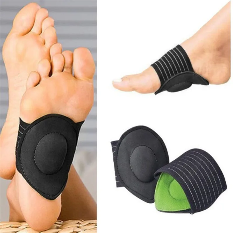 1 par ortopédicos ajustador de soporte de arco plantilla ortopédica pie plano policía Corrector para pedicura plantillas cojín almohadilla almohadillas para el cuidado del pie